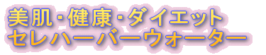 �����E���N�E�_�C�G�b�g�@�Z���n�[�o�[�E�H�[�^�[